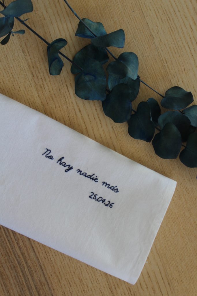 Pañuelo de Boda Personalizado