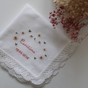 Pañuelo de Margaritas para Bautismo