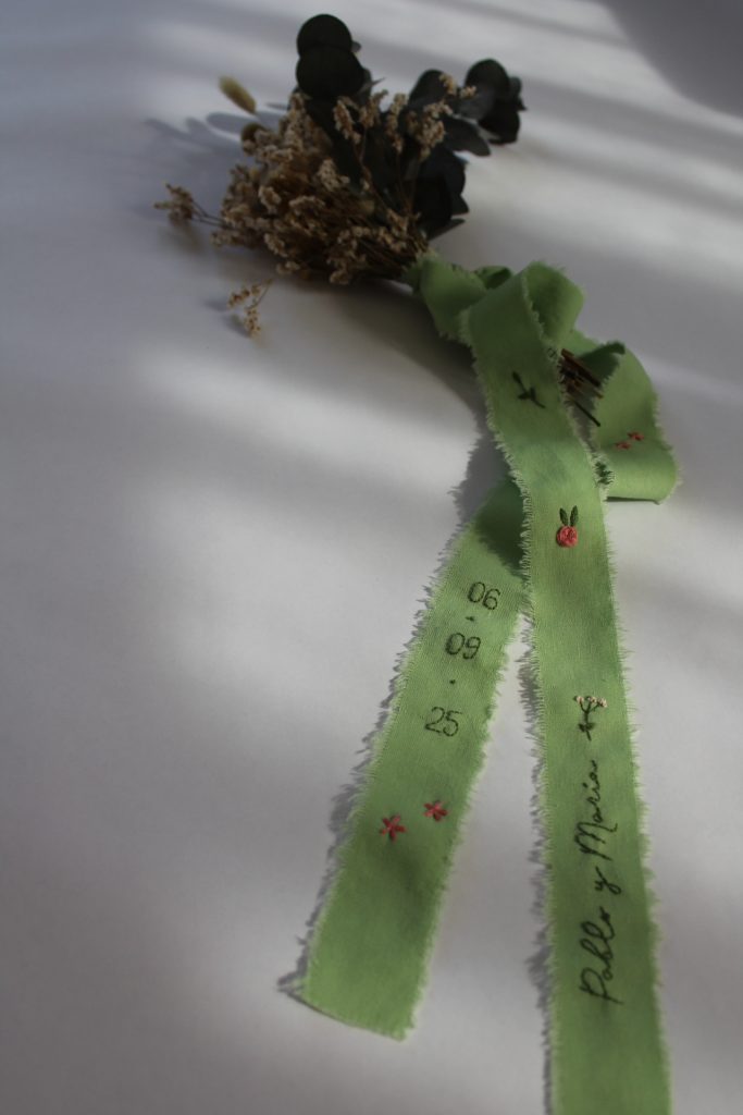 Cinta Flores Silvestres para ramo de novia