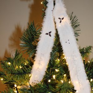 Cinta Navideña Chocolate