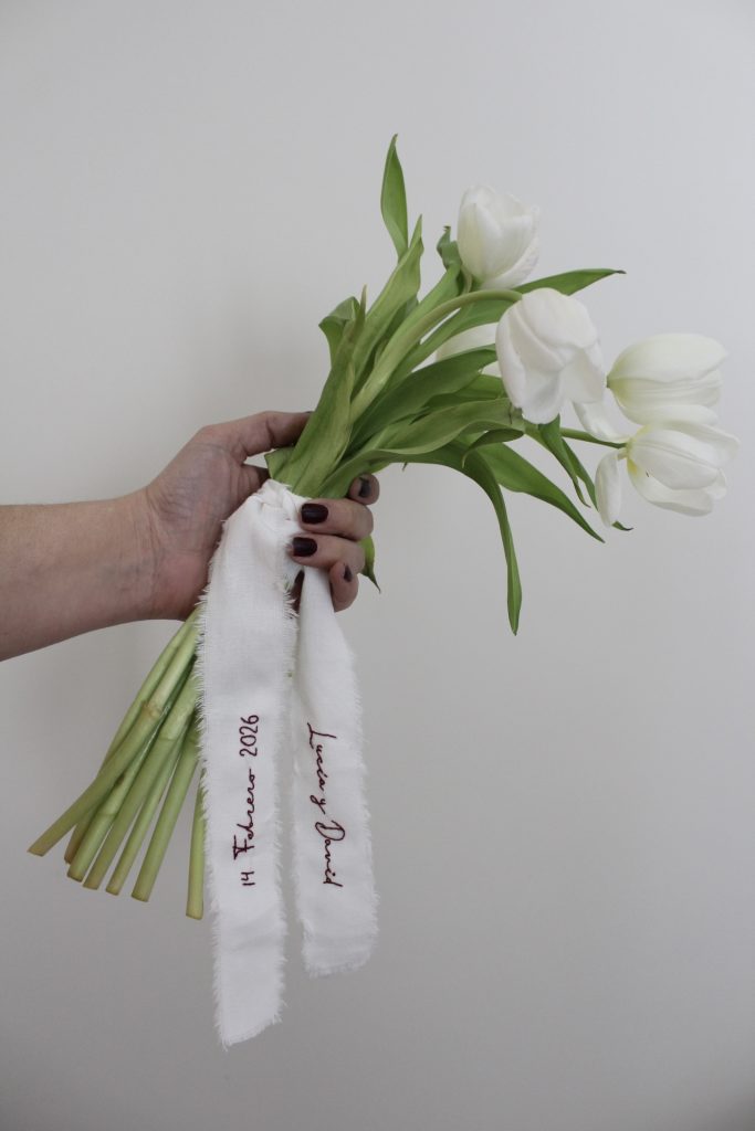 Cinta Tradicional para ramo de novia
